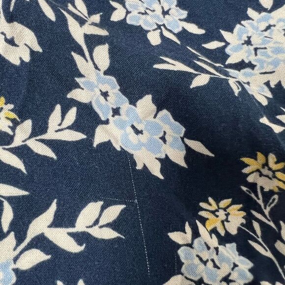 Time & Tru Cuffed Short Sleeve Belted Floral Shift Dress Size S ( 4-6) - Picture 8 of 12